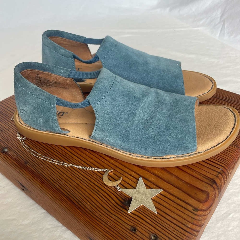 Leather Born Cove Modern | Hand-finished Real Suede Slip-ons | Size 7 | - Picture 4 of 12